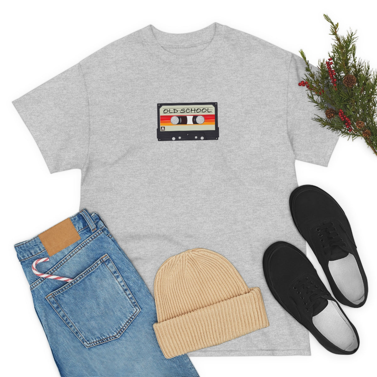 "Old School" 100% Cotton T-Shirt (Unisex)