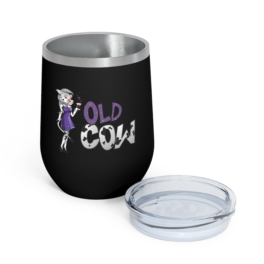 Old Cow 12oz Insulated Wine Tumbler (Featuring The Old Cow)