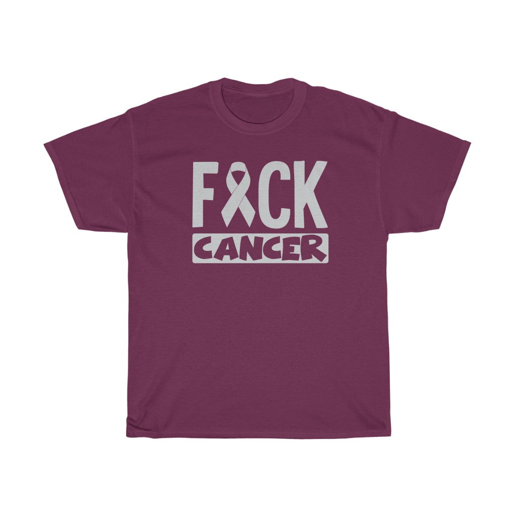 "Fuck Cancer" 100% Cotton T-Shirt (Unisex)