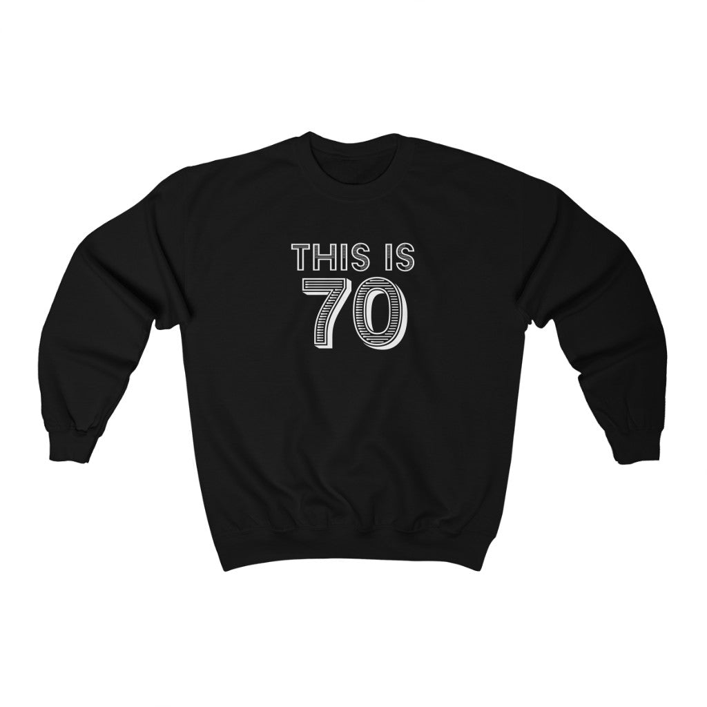 "This is 70" Heavy Blend™ Crewneck Sweatshirt (Unisex)