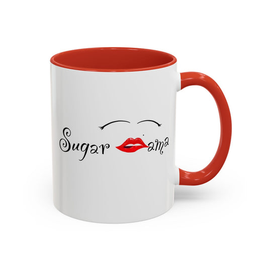 "Sugar Mama" Accent Coffee Mug, 11 Oz and 15 Oz