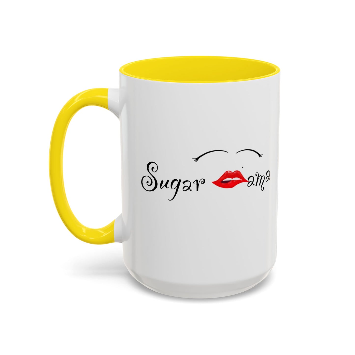 "Sugar Mama" Accent Coffee Mug, 11 Oz and 15 Oz