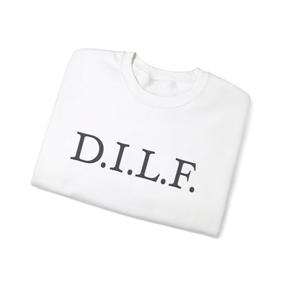 "D.I.L.F". Heavy Blend™ Men's Crewneck Sweatshirt