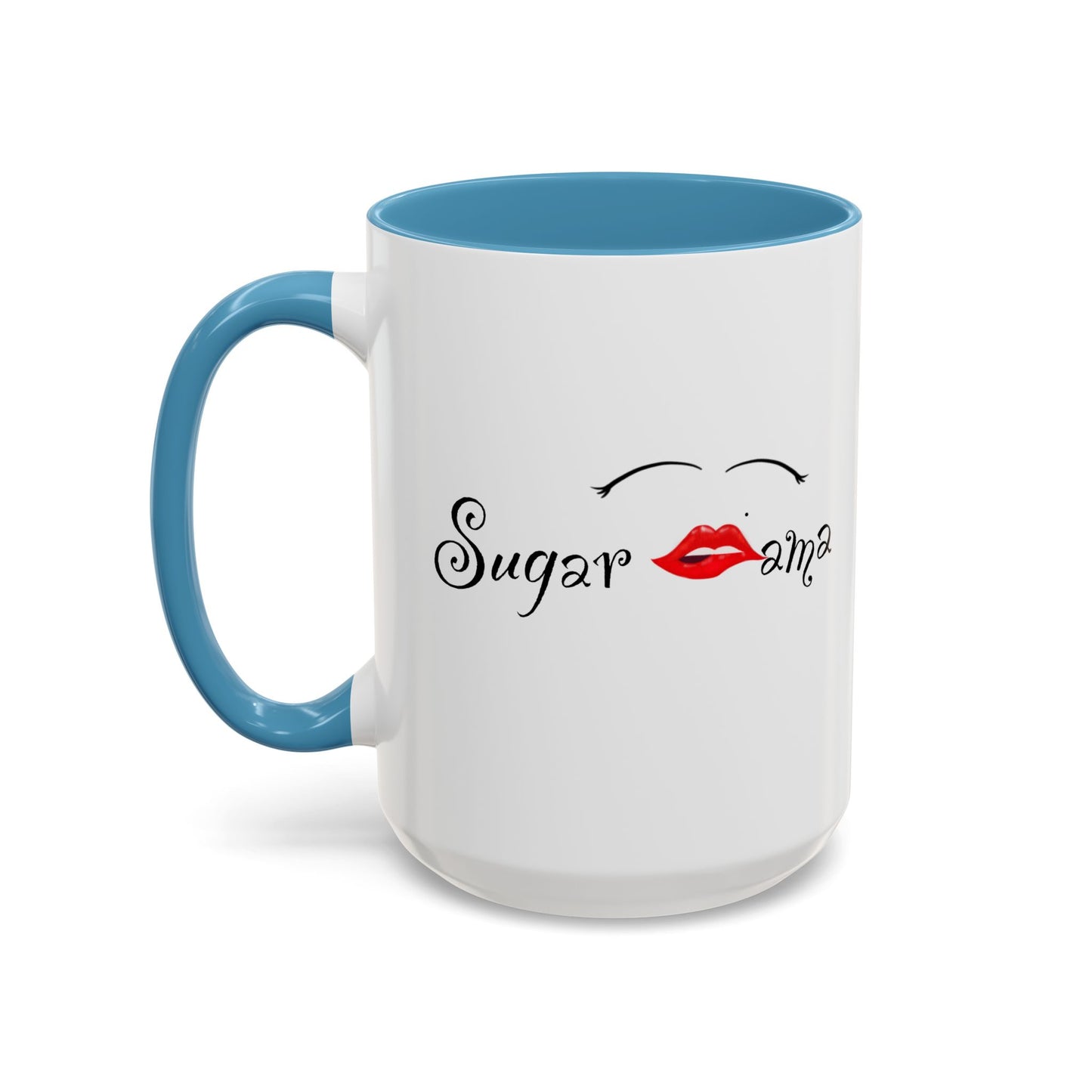 "Sugar Mama" Accent Coffee Mug, 11 Oz and 15 Oz