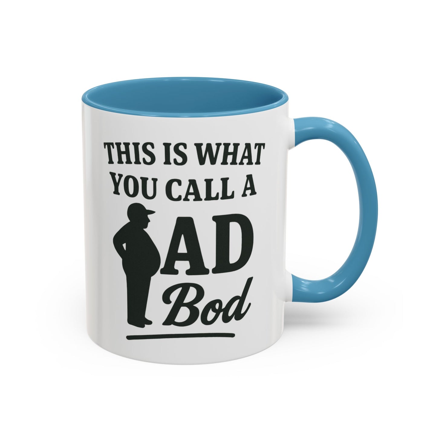 "This is What You Call a Dad Bod" Accent Coffee Mug, 11oz and 15 Oz