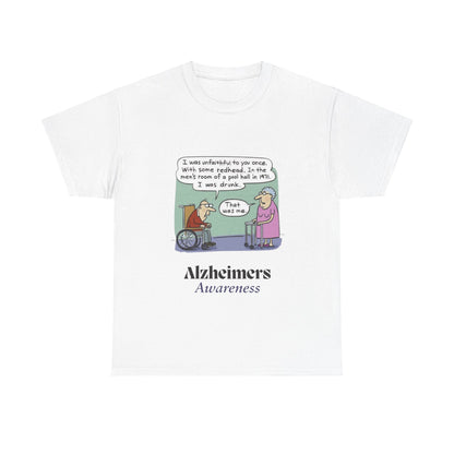 "Alzheimers Awareness" 100% Cotton T-Shirt (Unisex)