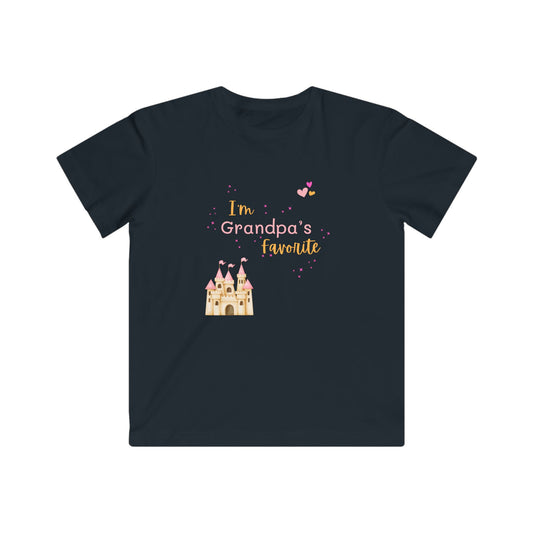 "I'm Grandpa's Favorite" Kids Fine Jersey Tee (Unisex)