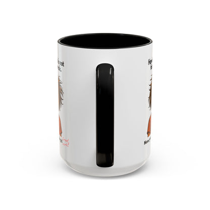 "Having Kids Is Not For The Weak" Accent Coffee Mug, 11 Oz and 15 Oz