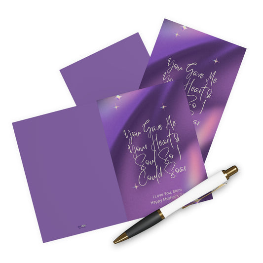 Mother's Day Card With Heartfelt Message To Mom