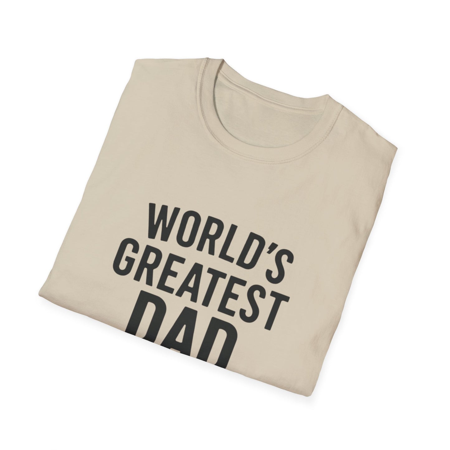 Vintage World's Greatest Dad Est 1999 Softstyle T-Shirt