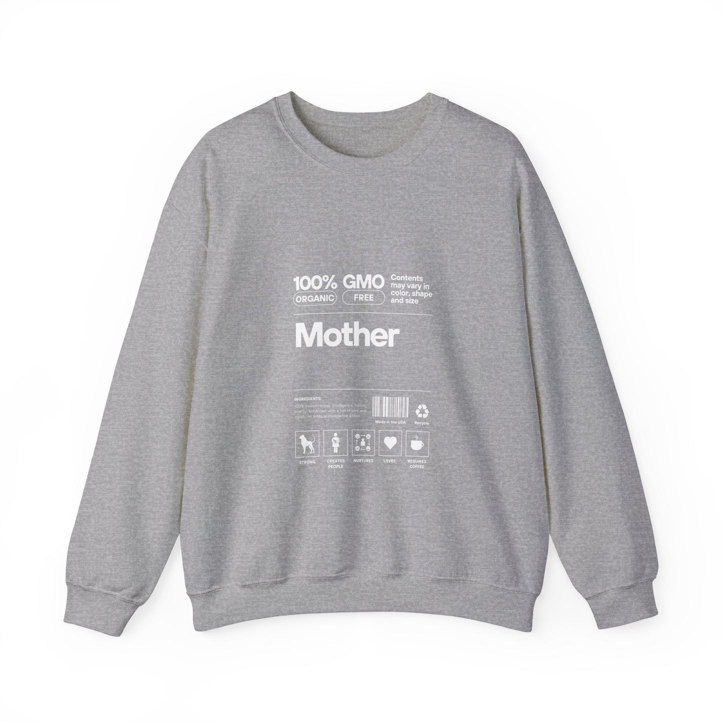 Mother" List Of Ingredients" Women's Heavy Blend™ Crewneck Sweatshirt