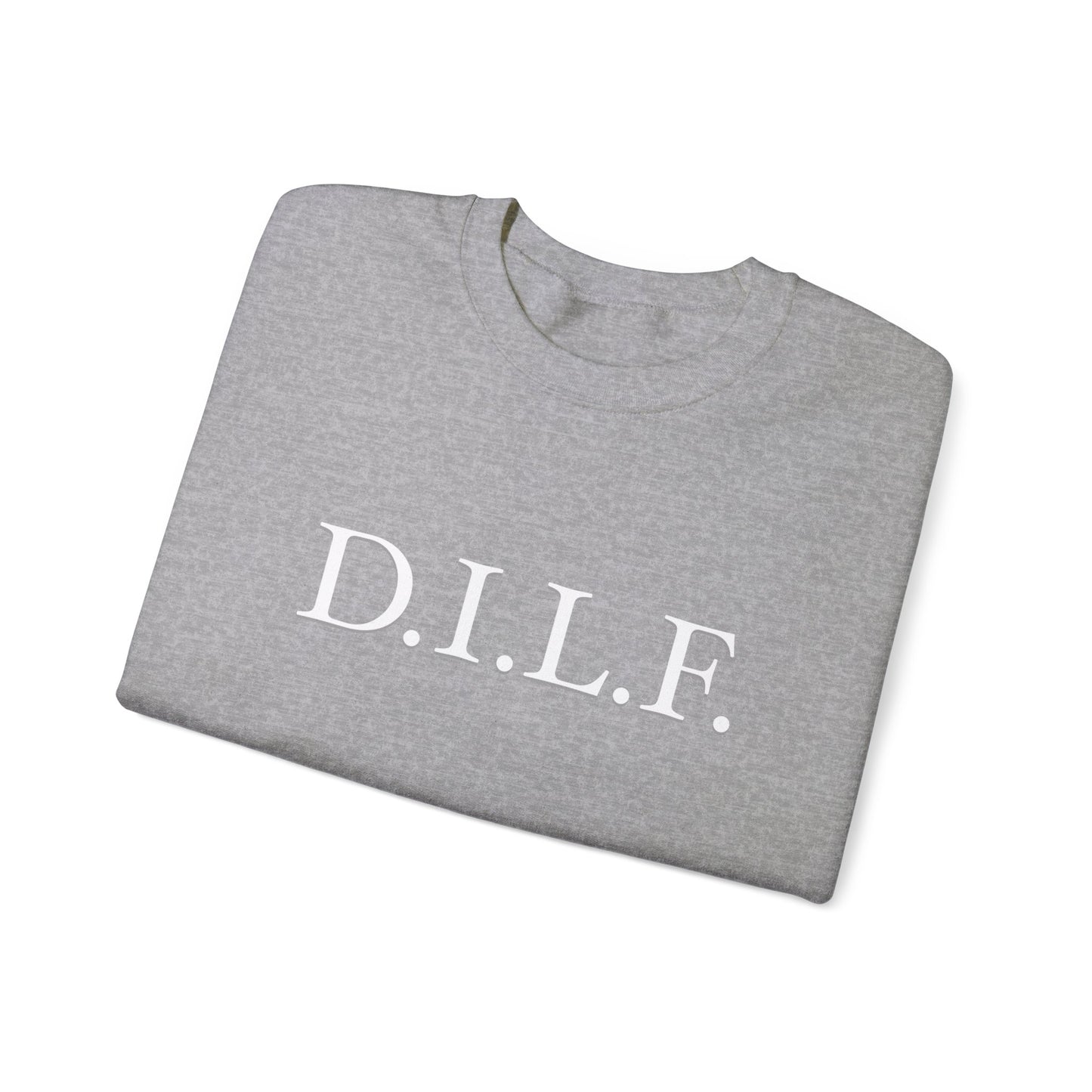 "D.I.L.F". Heavy Blend™ Men's Crewneck Sweatshirt