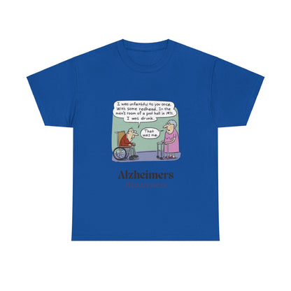 "Alzheimers Awareness" 100% Cotton T-Shirt (Unisex)