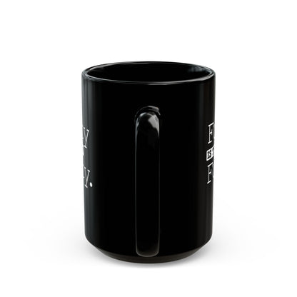 "Forty Is The New Forty" Black Coffee Mug, 11 0z and 15 Oz