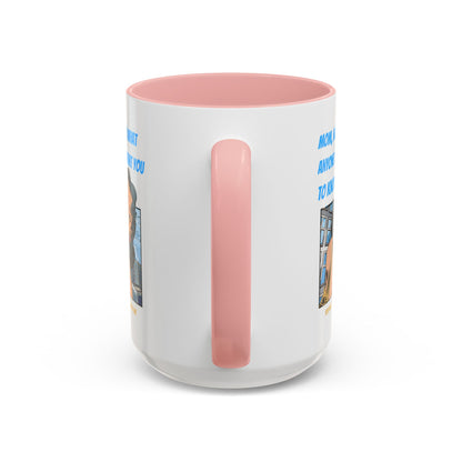 "Mom" Cartoon Accent Coffee Mug, 11 Oz and 15 Oz