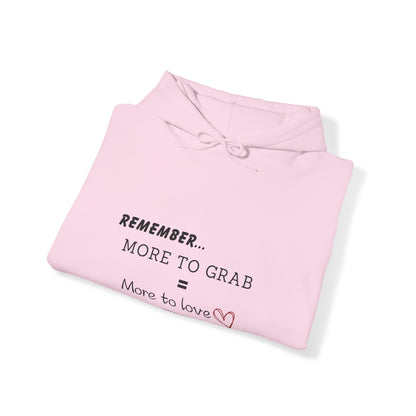 "More To Grab = More To Love, Menopause" Heavy Blend™ Hoodie Sweatshirt