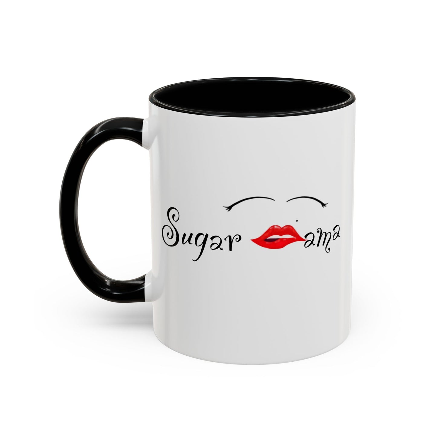 "Sugar Mama" Accent Coffee Mug, 11 Oz and 15 Oz