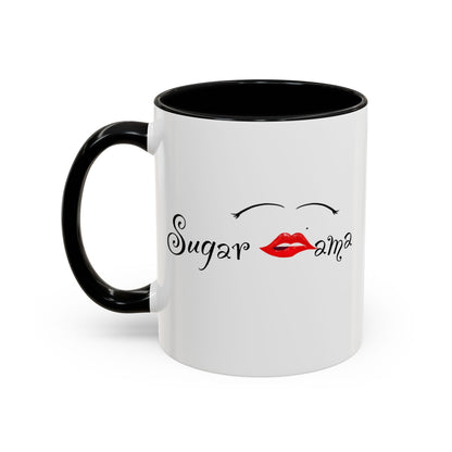 "Sugar Mama" Accent Coffee Mug, 11 Oz and 15 Oz