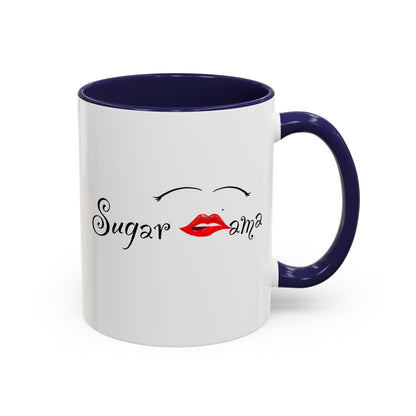 "Sugar Mama" Accent Coffee Mug, 11 Oz and 15 Oz