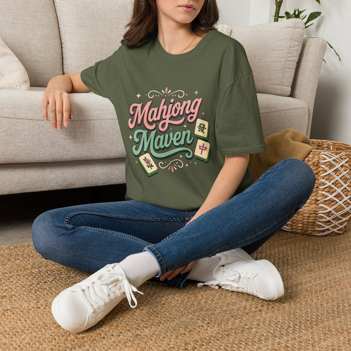 Mahjong Maven T-Shirt 100% Cotton