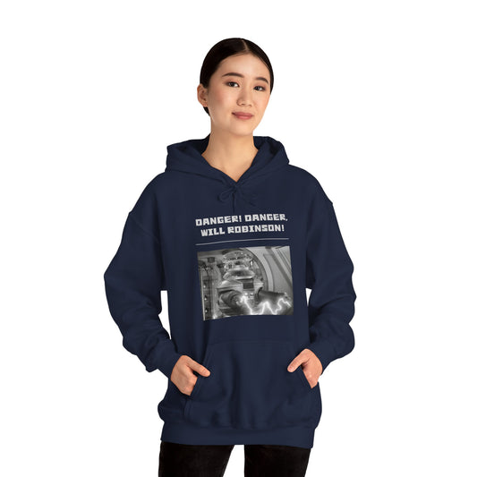 "Danger! Danger Will Robinson!" Heavy Blend™ Hoodie Sweatshirt (Unisex)