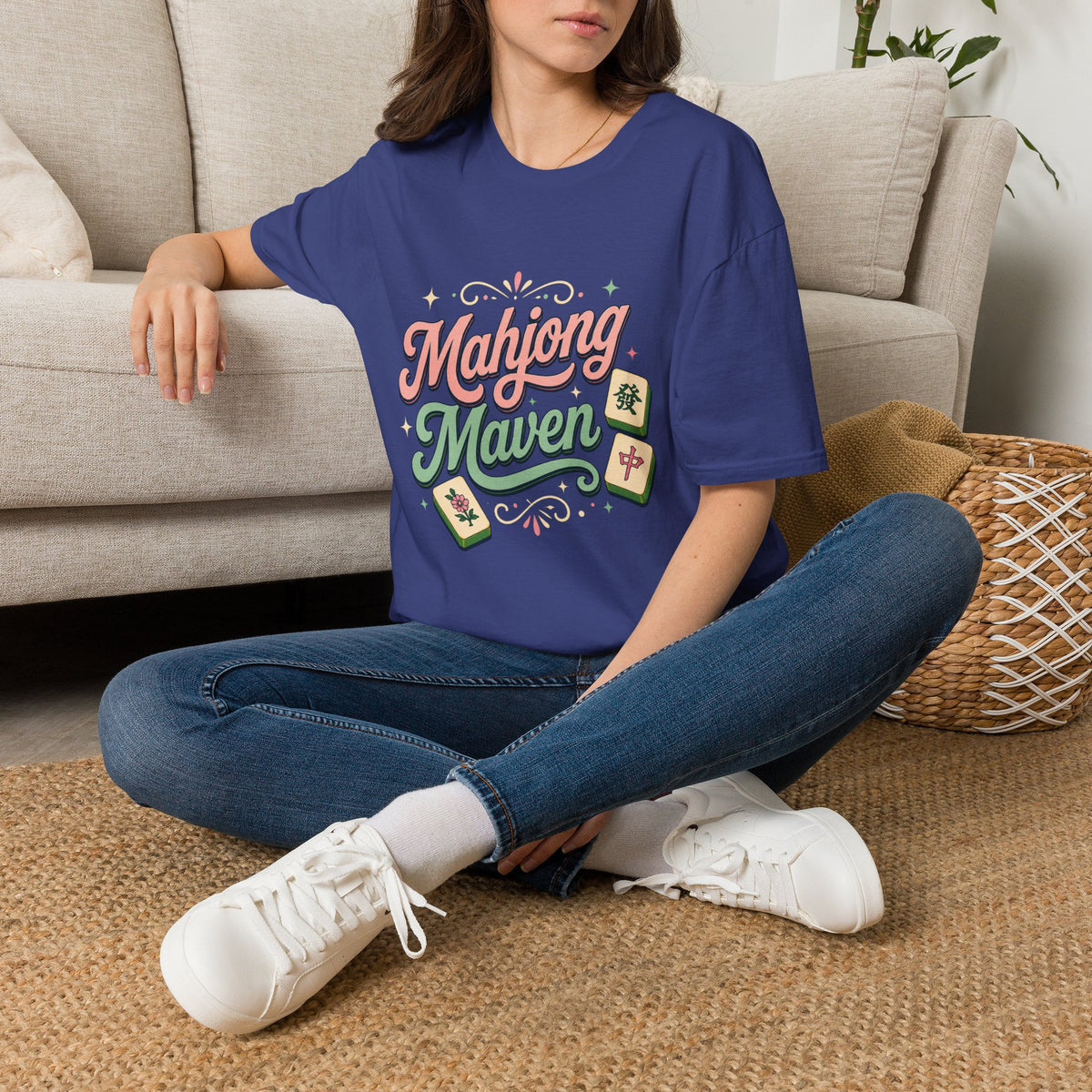Mahjong Maven T-Shirt 100% Cotton