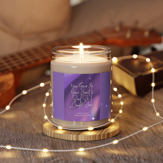 Mother's Day Candle With Thoughtful Message