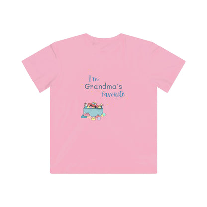 "I'm Grandma's Favorite" Kids Fine Jersey Tee (Unisex)