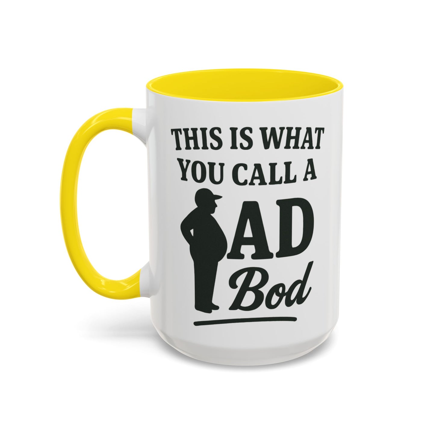 "This is What You Call a Dad Bod" Accent Coffee Mug, 11oz and 15 Oz