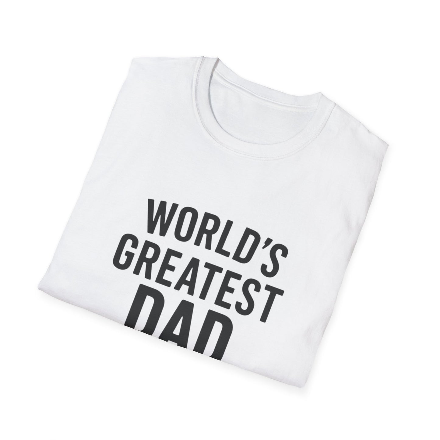 Vintage World's Greatest Dad Est 1990 Softstyle T-Shirt