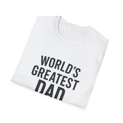 Vintage World's Greatest Dad Est 1990 Softstyle T-Shirt