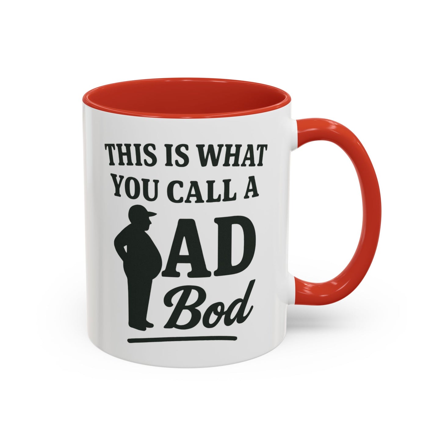 "This is What You Call a Dad Bod" Accent Coffee Mug, 11oz and 15 Oz