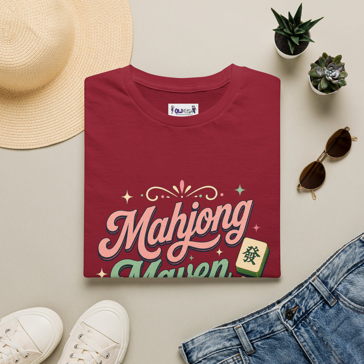 Mahjong Maven T-Shirt 100% Cotton
