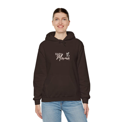 "Baby Mama" Heavy Blend™ Women's Hoodie Sweatshirt