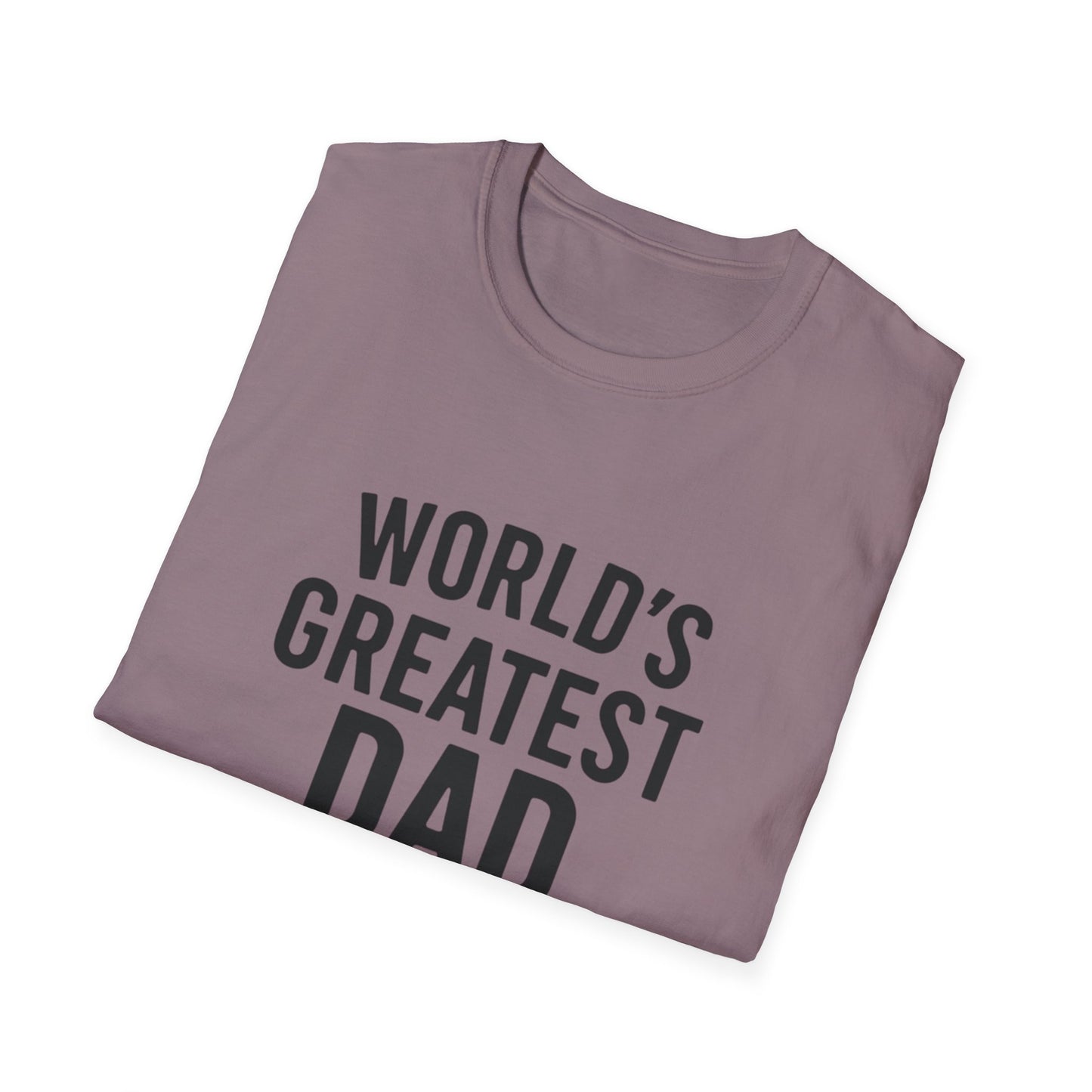 Vintage World's Greatest Dad Est 1999 Softstyle T-Shirt