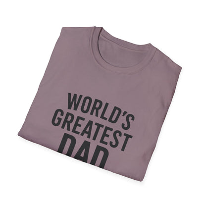 Vintage World's Greatest Dad Est 1999 Softstyle T-Shirt