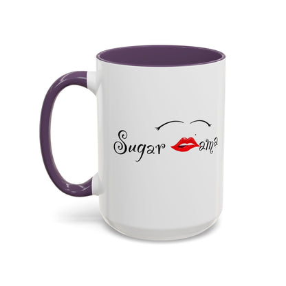 "Sugar Mama" Accent Coffee Mug, 11 Oz and 15 Oz