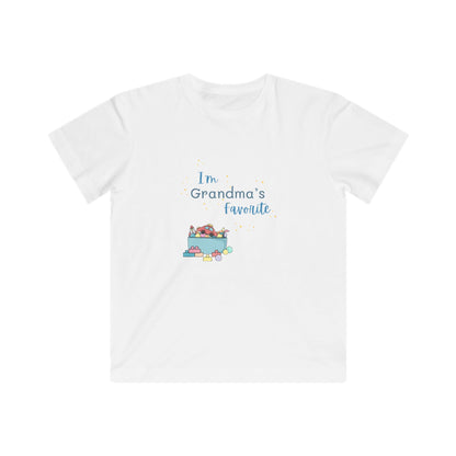 "I'm Grandma's Favorite" Kids Fine Jersey Tee (Unisex)