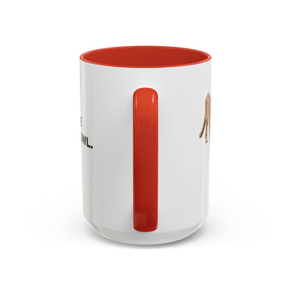 "On The Prowl" Accent Coffee Mug, 11 Oz and 15 Oz