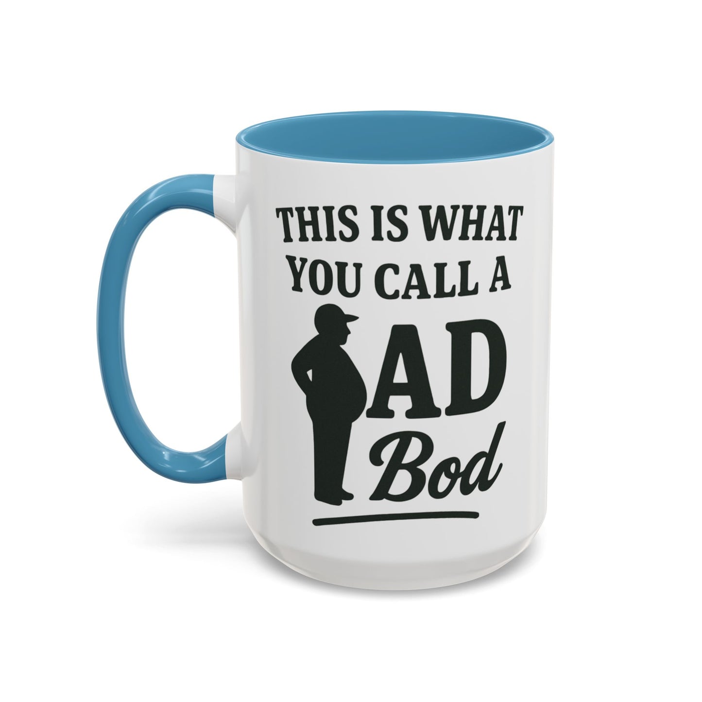 "This is What You Call a Dad Bod" Accent Coffee Mug, 11oz and 15 Oz