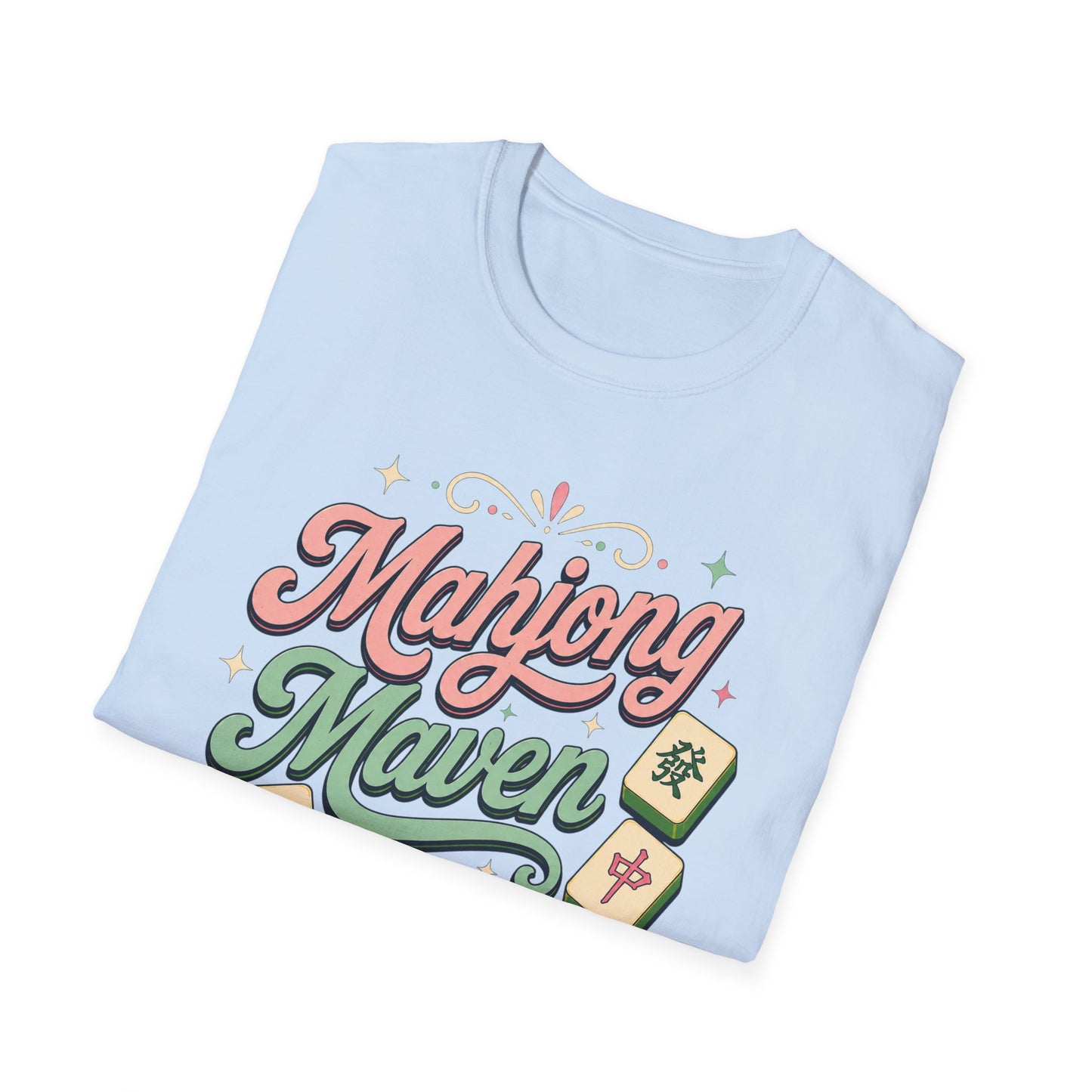 Mahjong Maven T-Shirt — Retro Mahjong Tiles Tee for Players & Game Night
