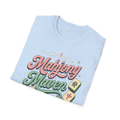 Mahjong Maven T-Shirt — Retro Mahjong Tiles Tee for Players & Game Night
