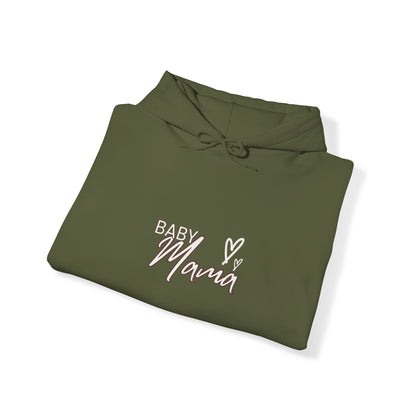 "Baby Mama" Heavy Blend™ Women's Hoodie Sweatshirt
