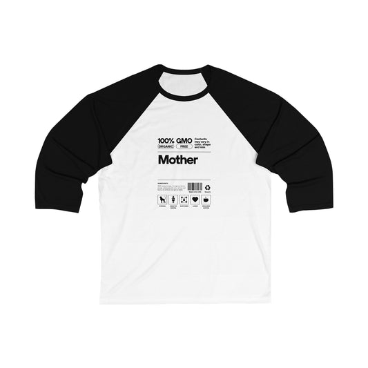 Mother "List Of Ingredients 3\4 Sleeve Baseball Tee