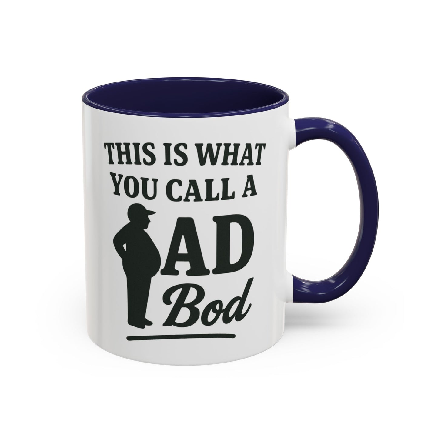 "This is What You Call a Dad Bod" Accent Coffee Mug, 11oz and 15 Oz