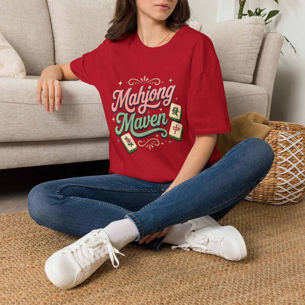 Mahjong Maven T-Shirt 100% Cotton
