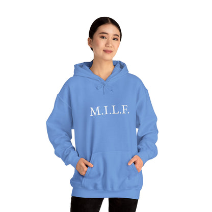 "M.I.L.F." Women's Heavy Blend™ Hoodie Sweatshirt (Unisex)
