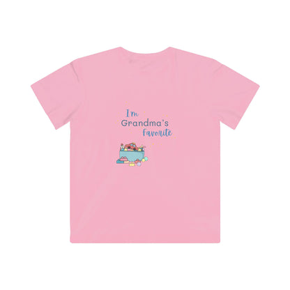 "I'm Grandma's Favorite" Kids Fine Jersey Tee (Unisex)