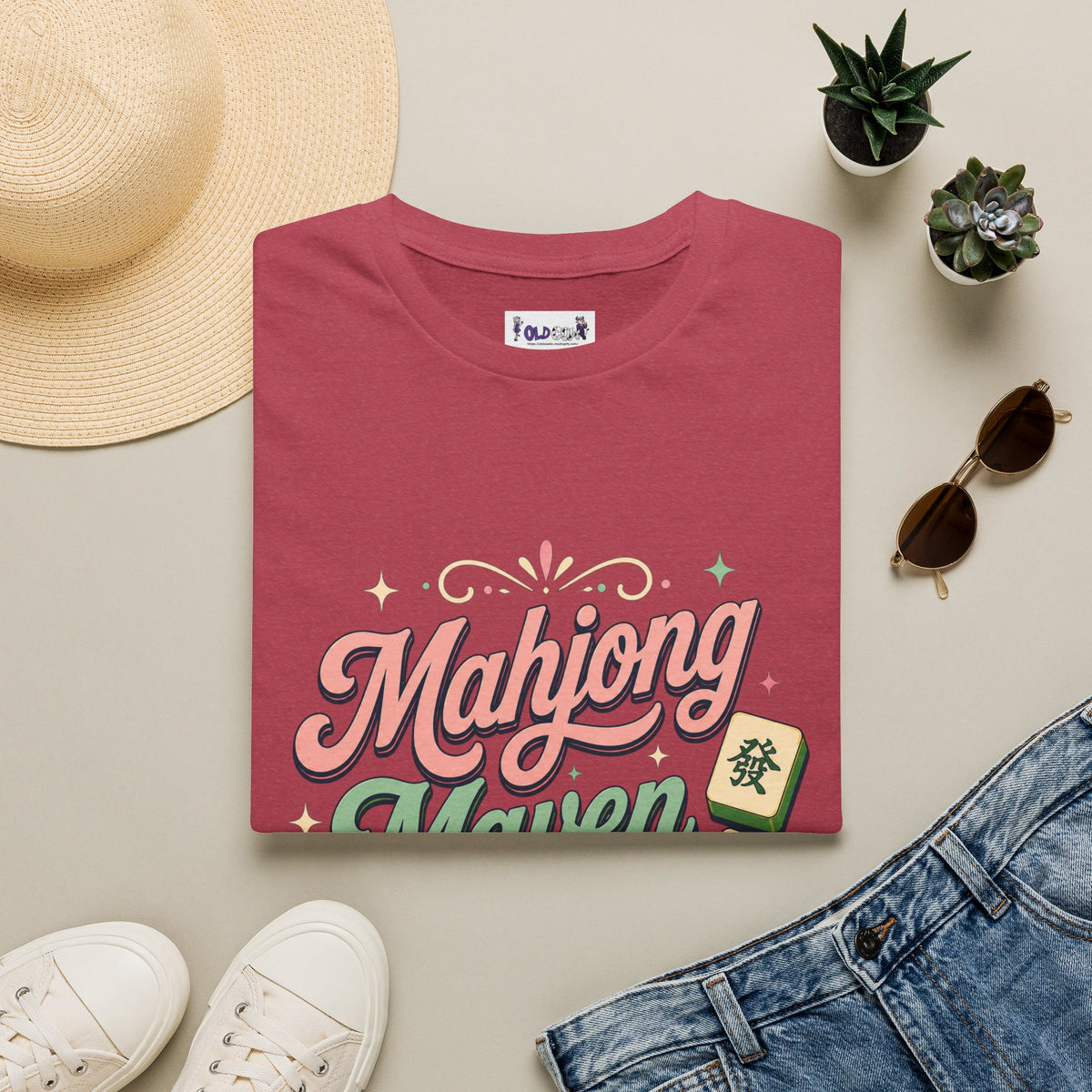 Mahjong Maven T-Shirt 100% Cotton