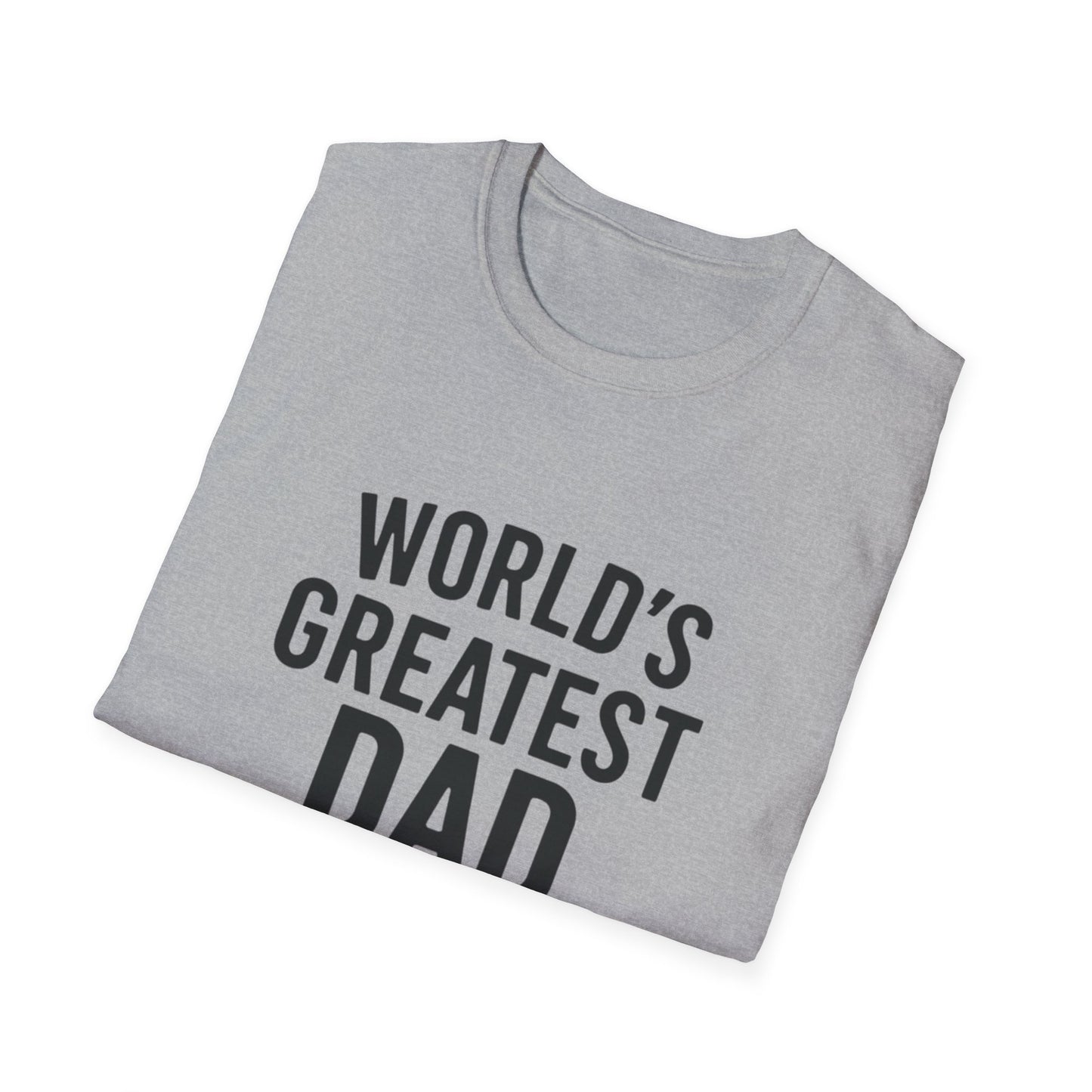 Vintage World's Greatest Dad Est 1999 Softstyle T-Shirt